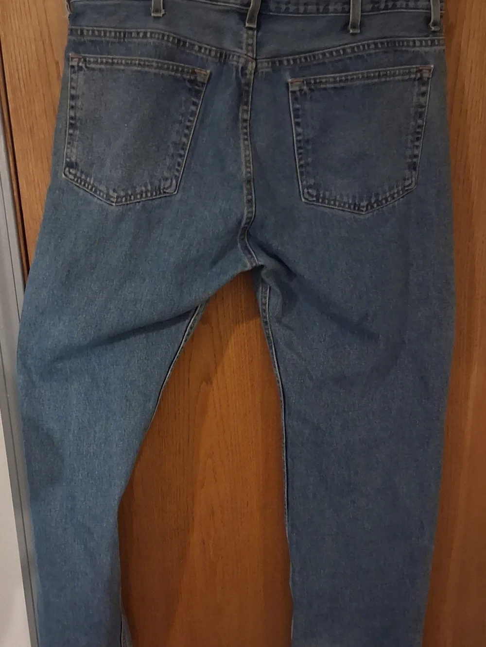 Men's Straight Light Wash Denim Jeans
